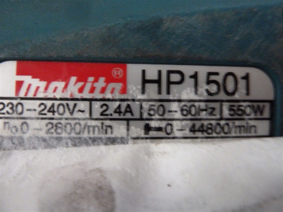 Makita hp1501 hammer discount drill