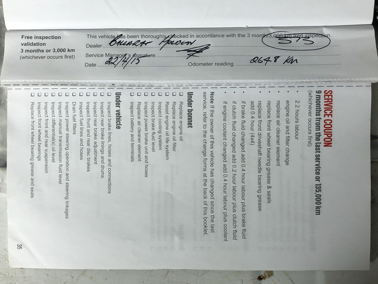 2003 Toyota Camry Altise Petrol