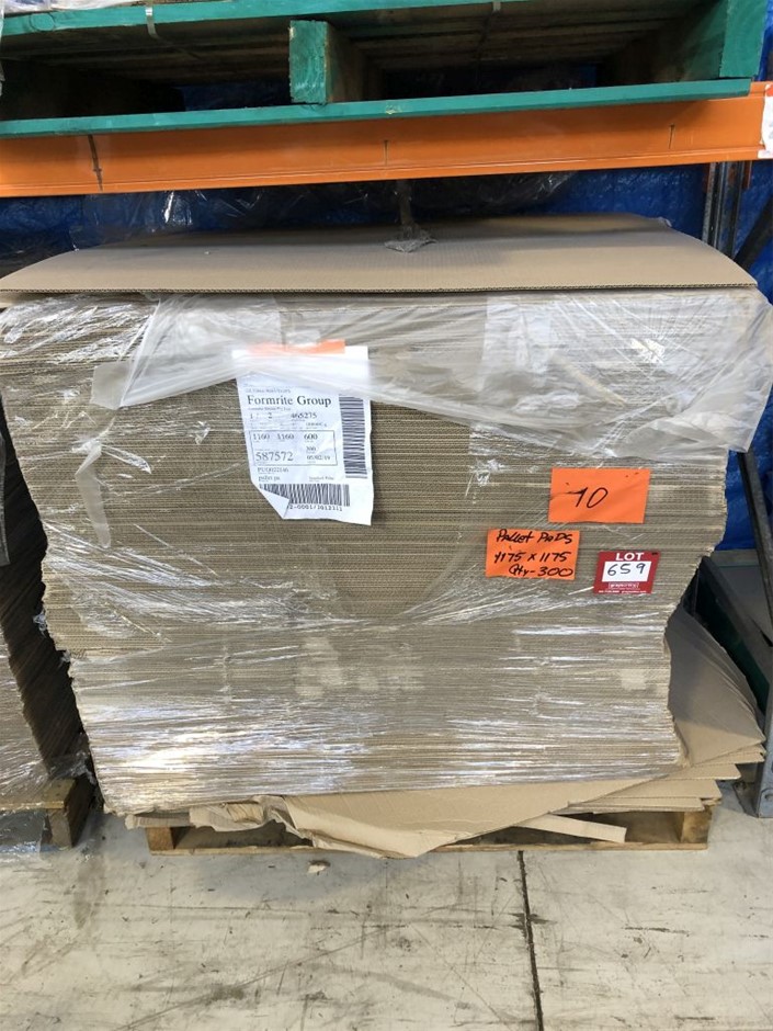 Pallets of Pallet Slips Sheets and Layer Pads Auction (06595041144