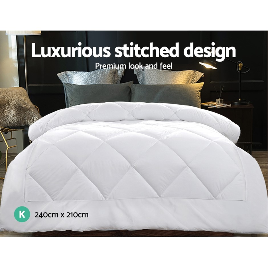 SIGNATURE Plush Blanket Queen Grand Lit Cama, 248 x 233cm, Taupe. NB: not i