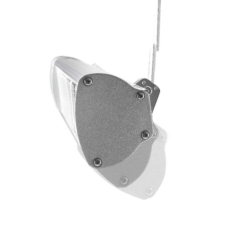 925 Sterling Silver Plated Double Heart Pendant Crystals by Swarovski