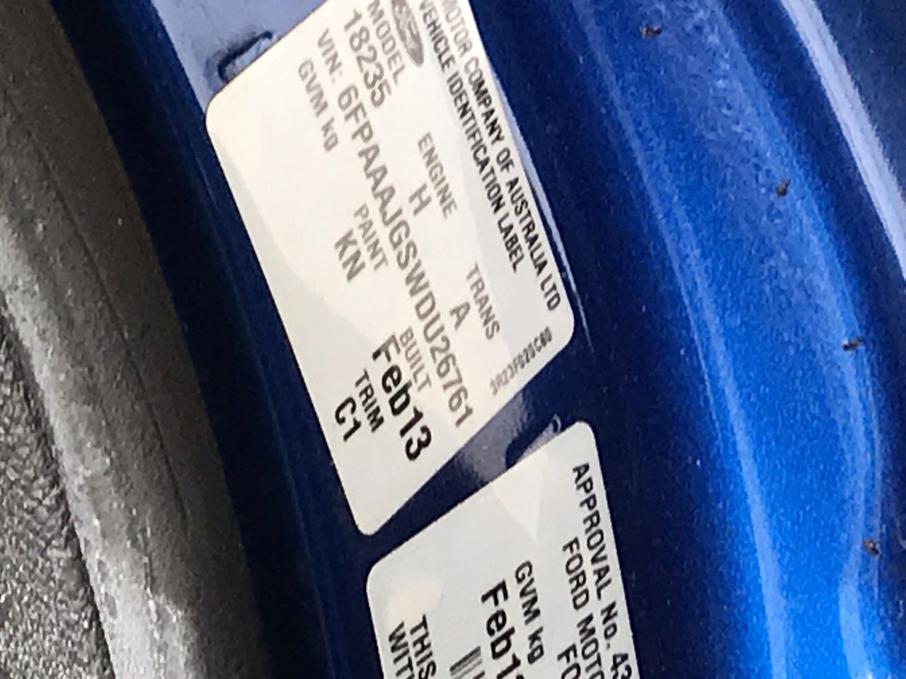 FORD FALCON GT 351 Certified 1/10th Oz (Approx) 999 Pure Silver Bullion