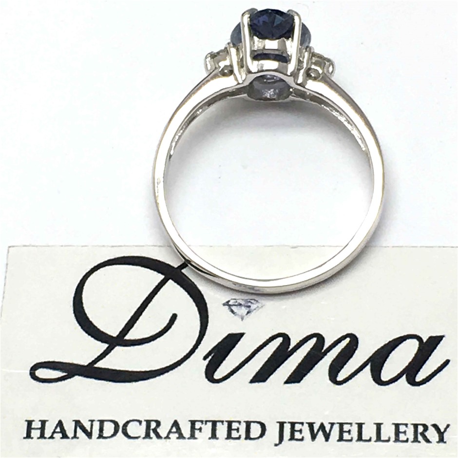 1.00 each carat white 5 diamonds-CVD round
