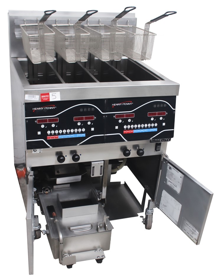 HENNY PENNY EVOLUTION ELITE ELECTRIC SPLIT DOUBLE PAN DEEP FRYER WI