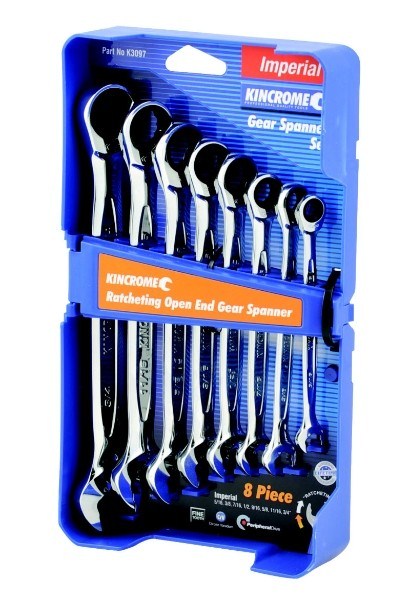 Kincrome K3097 Gear Spanner Set Single W
