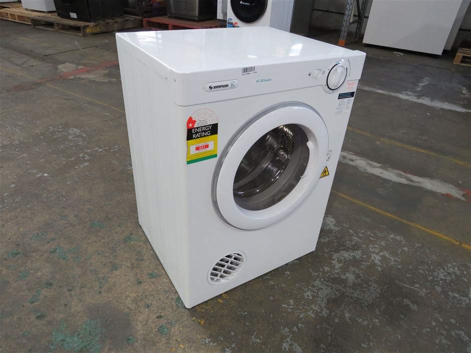 SIMPSON CLOTHES DRYER 5KG SDV501 Auction (00055041445) Grays Australia