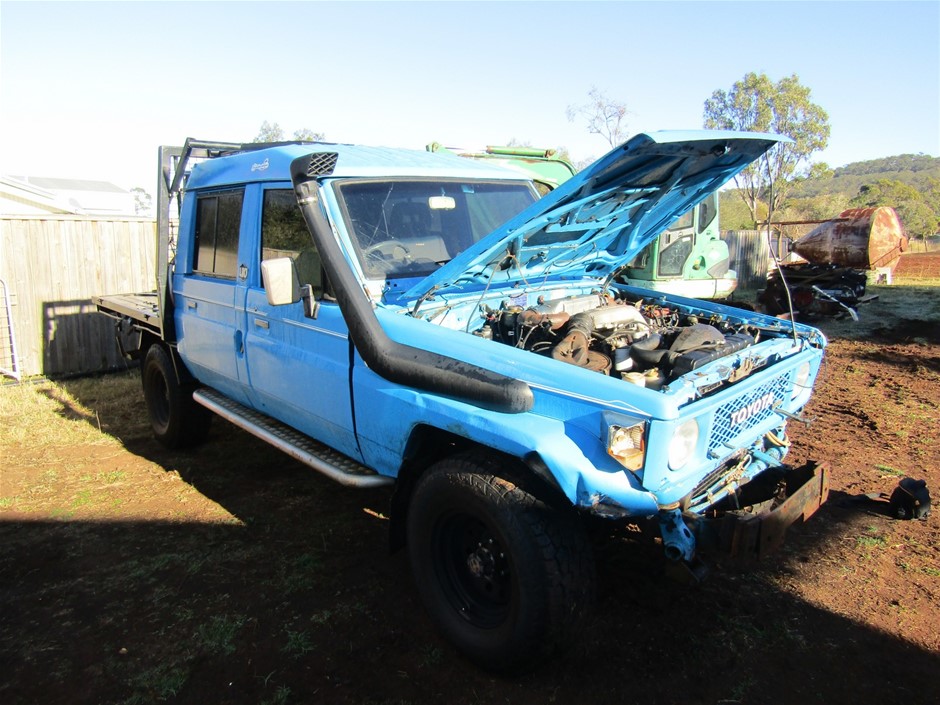 1989 Toyota Landcruiser 4WD Crew Cab Ute (12HT Engine) Auction (0007
