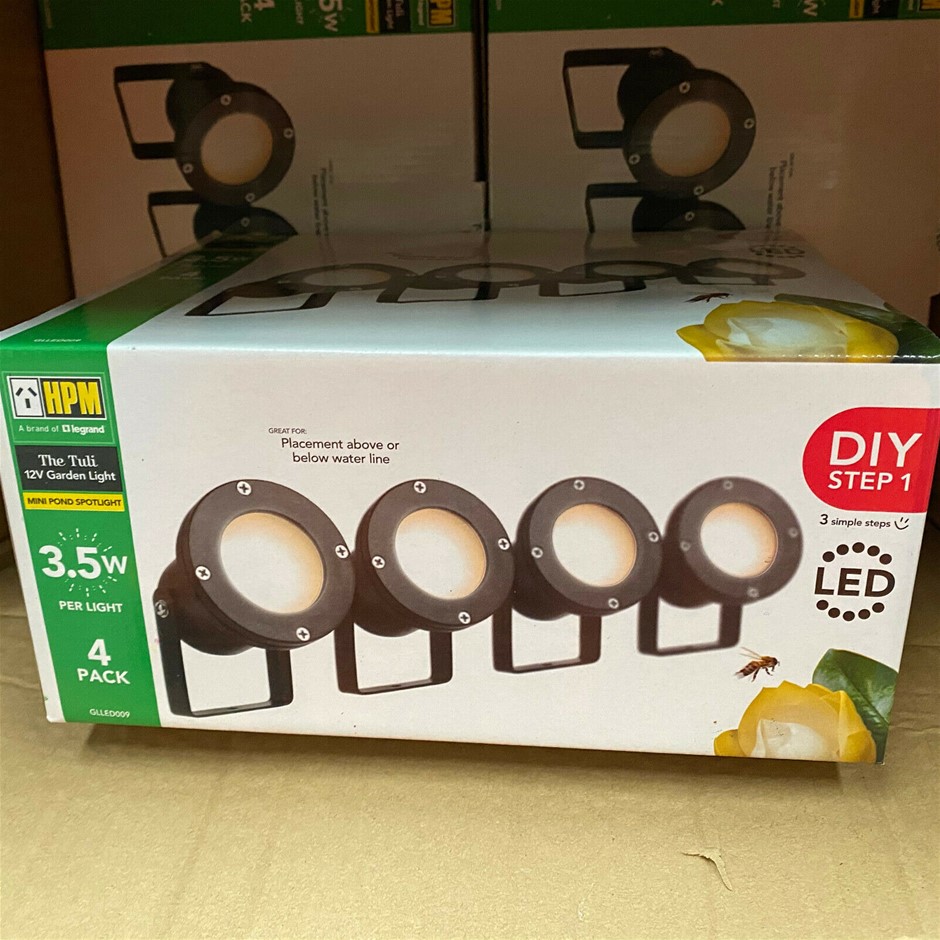 HPM 12V Garden Light Pond Spotlight with Hood 35W MR16 IP68 Waterproof DIY 