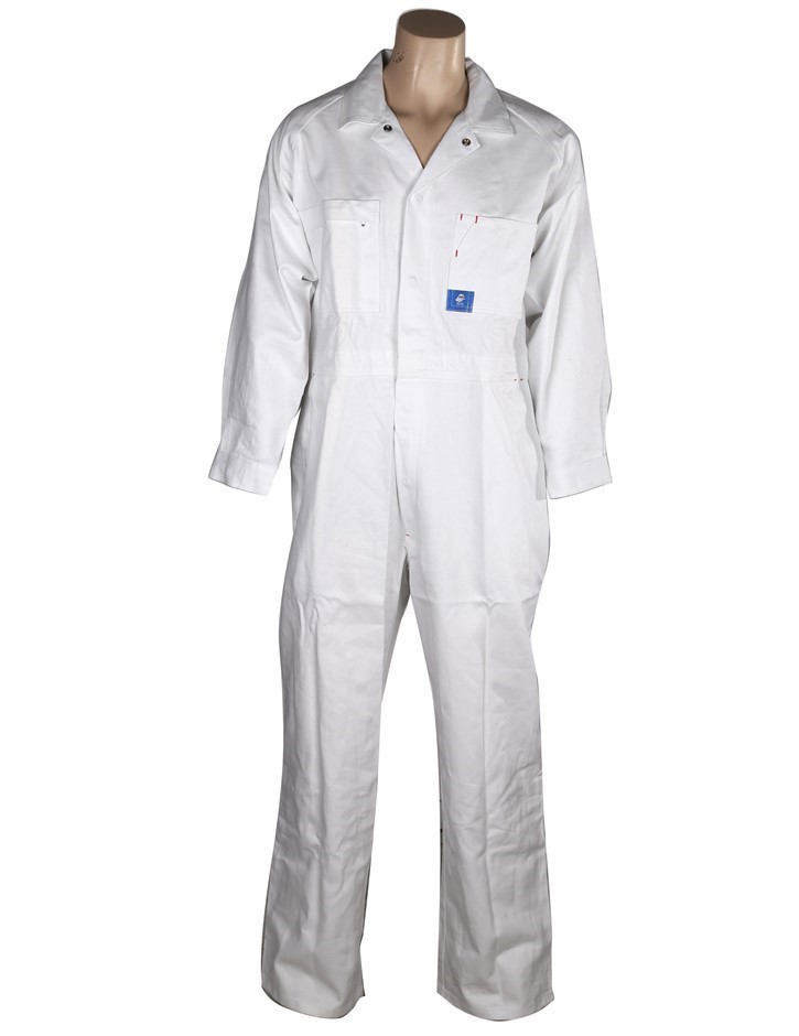 2 x Pairs WORKSENSE Cotton Drill Combination Overalls, Size 92R, Heavy Weig Auction
