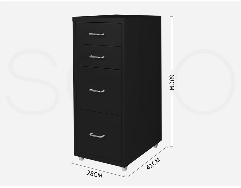 Buy Metal File Steel Orgainer With 4 Drawers Office Furniture