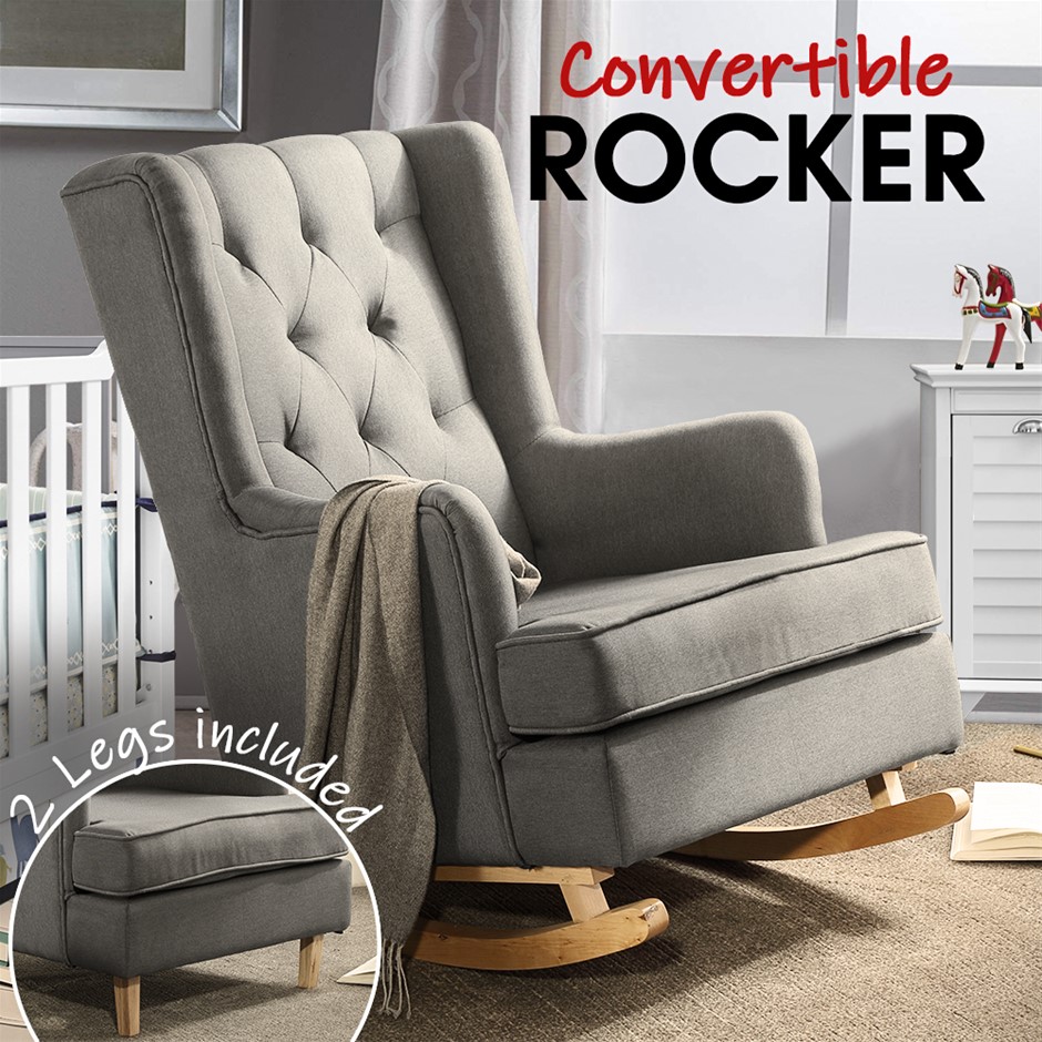 Levede Rocking Chair Lounge Chairs Baby Feeding Armchair Recliner Sofa