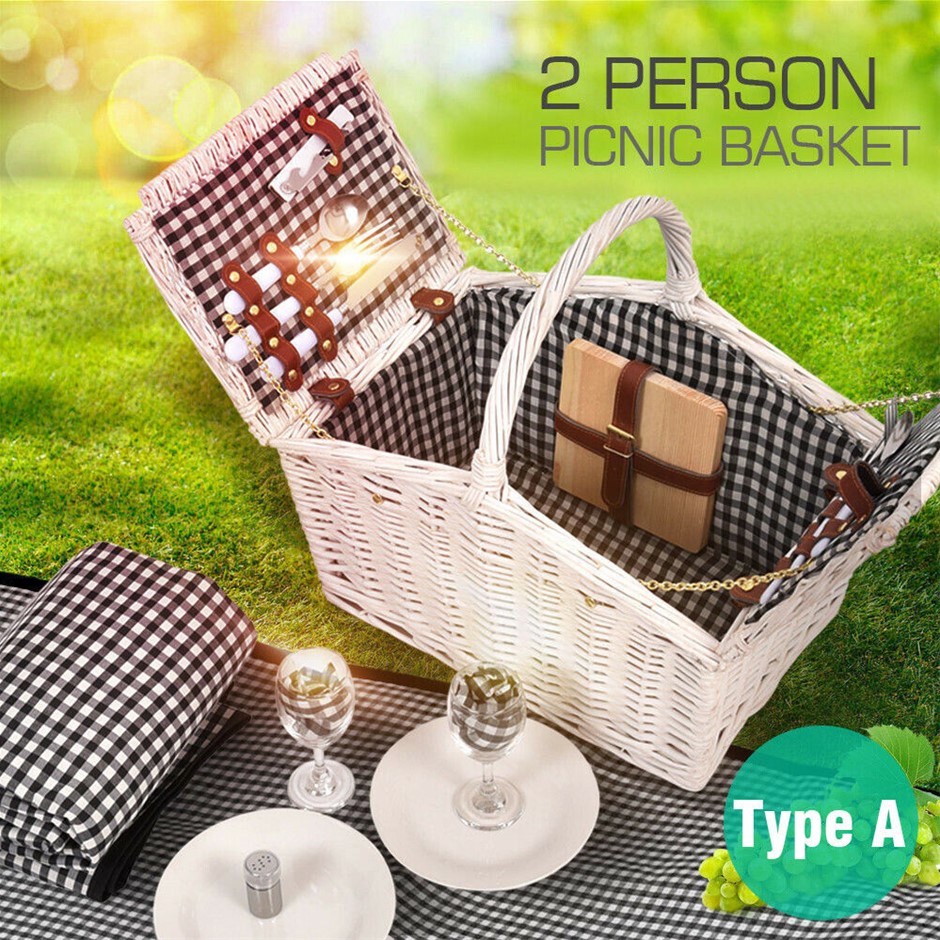 2 Person Picnic Basket Baskets Set Outdo