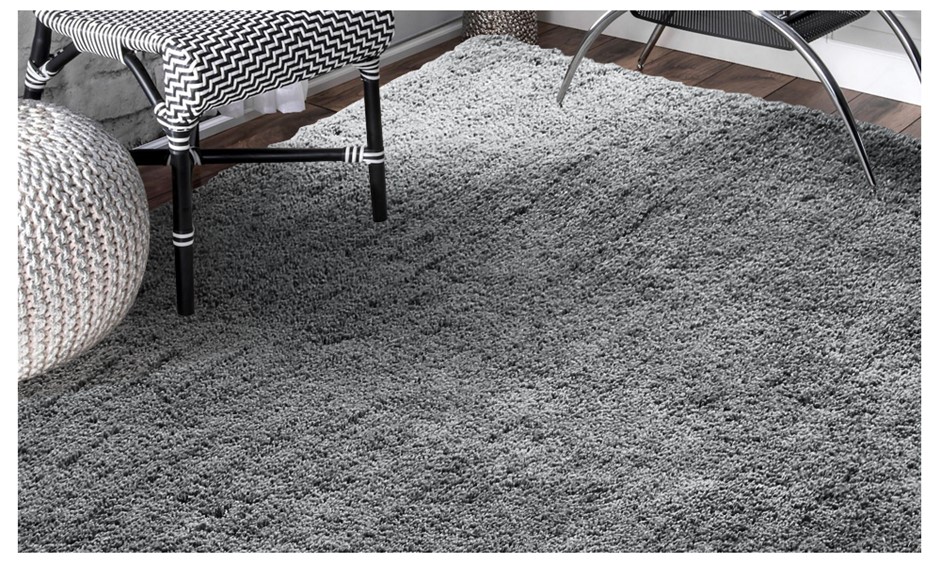 Soft Anti Slip Rectangle Plush Shaggy Fl