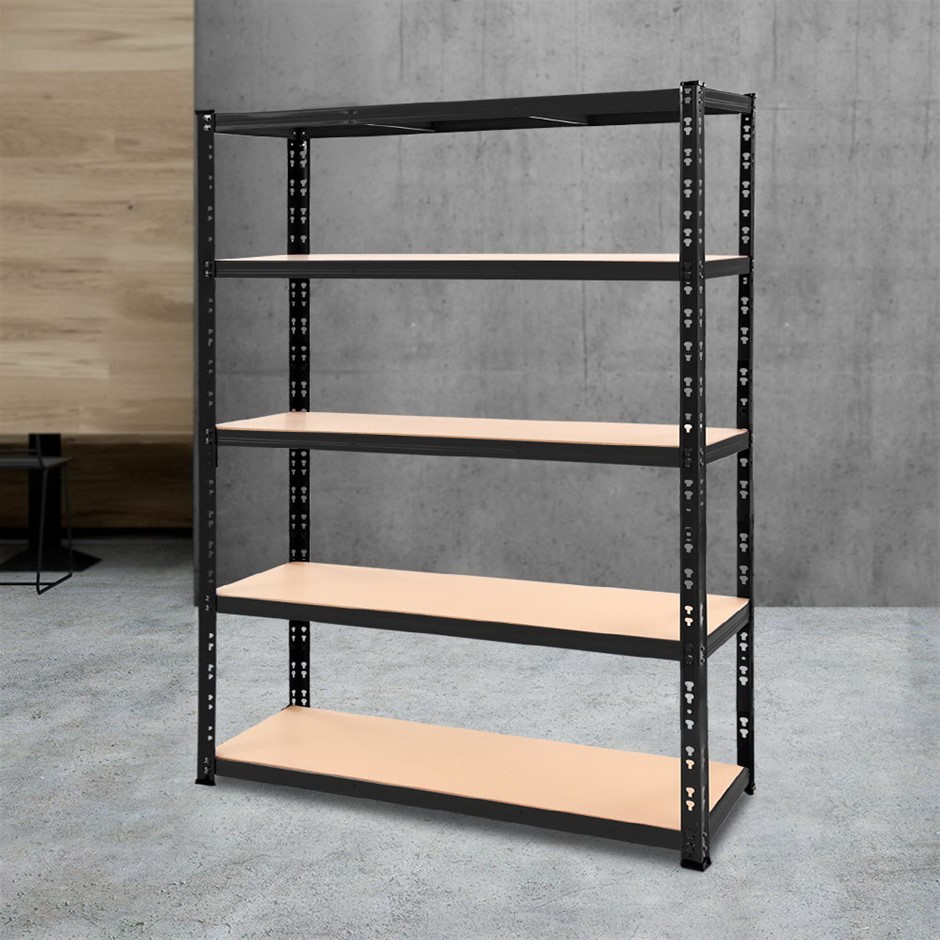 Giantz 1.8M Warehouse Racking - Black