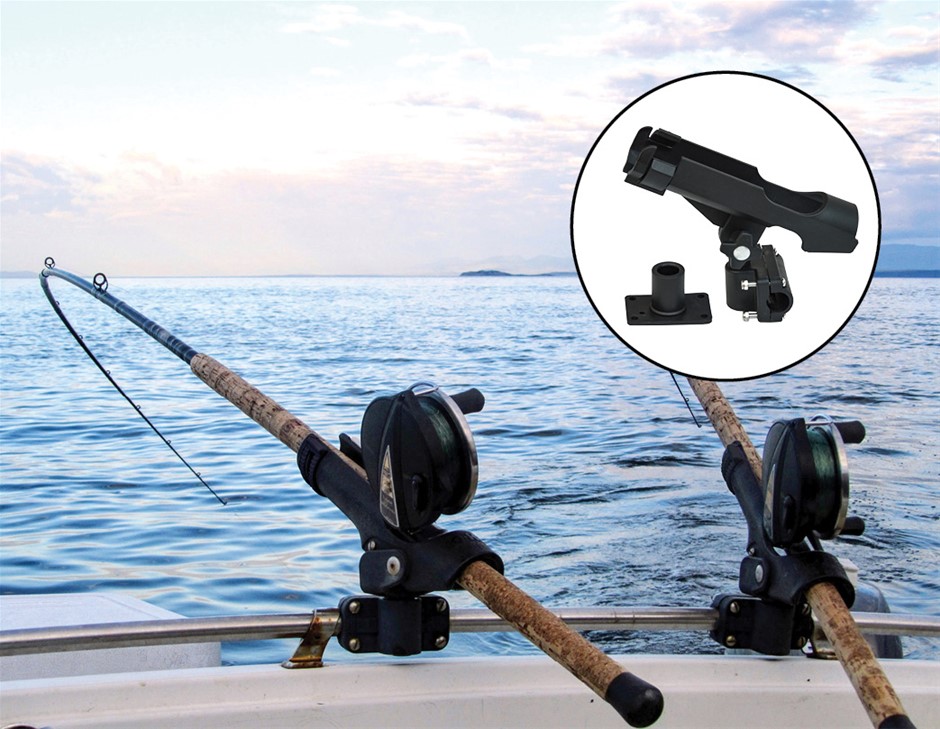 4PC Kayak Boat Fishing Pole Rod Holder T