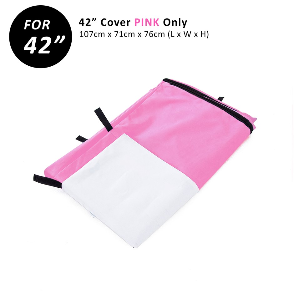 42" Cover for Wire Dog Cage - PINK