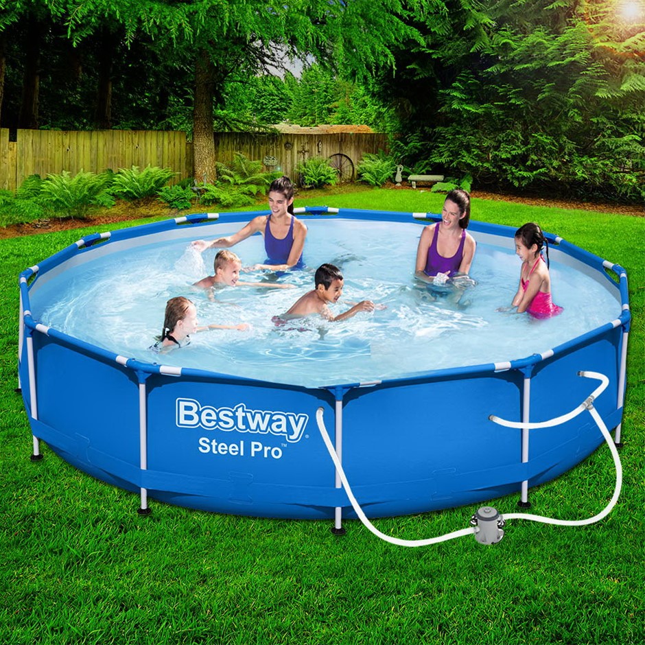 Buy Bestway Swimming Pool Above Ground Pools Filter Pump 3 66m Power Grays Australia