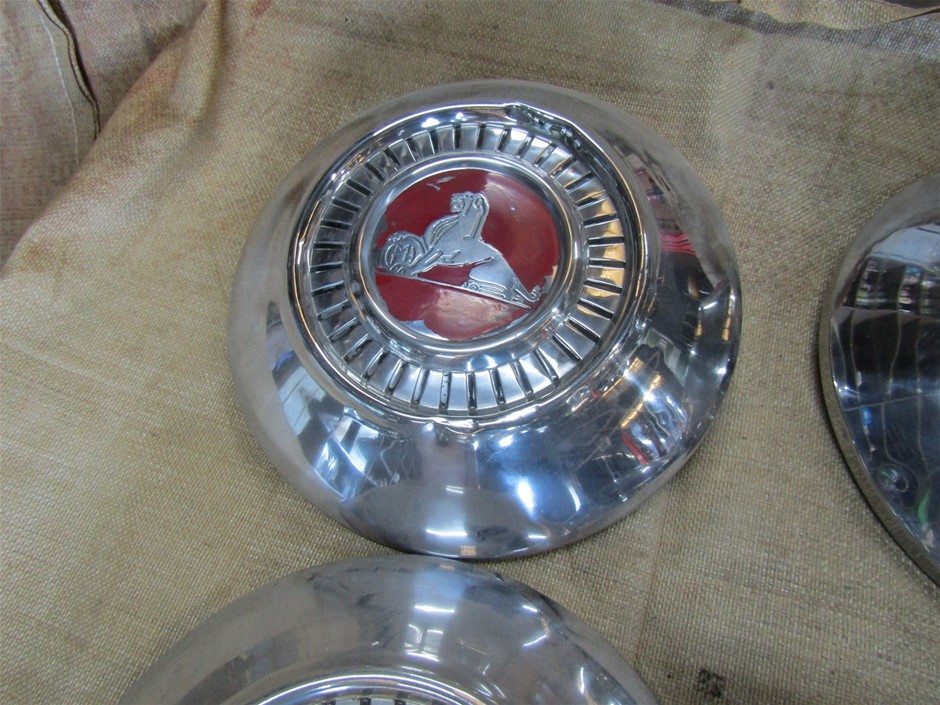 Set of 4 FJ Holden Hub caps Auction (0041-5042380) | Grays Australia