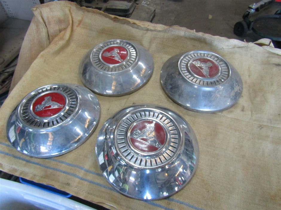Set of 4 FJ Holden Hub caps Auction (00425042380) Grays Australia