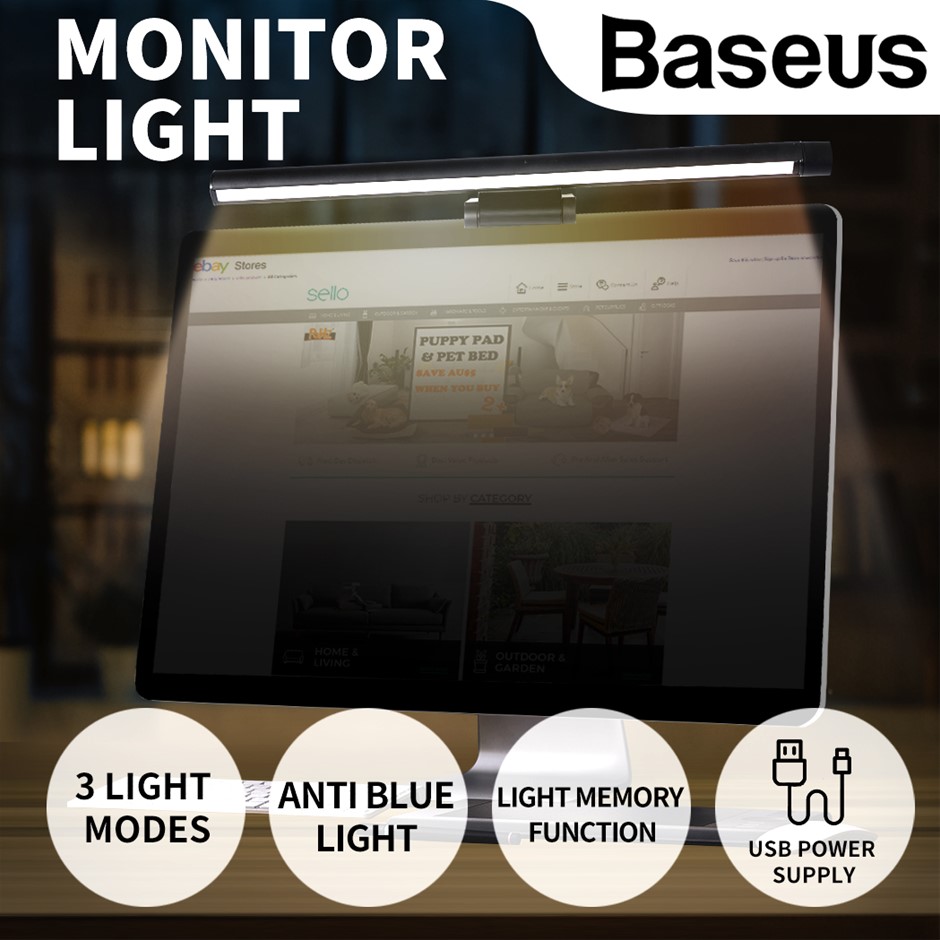Buy Monitor Light Computer Lamp LED Laptop Screen Hanging Reading ...