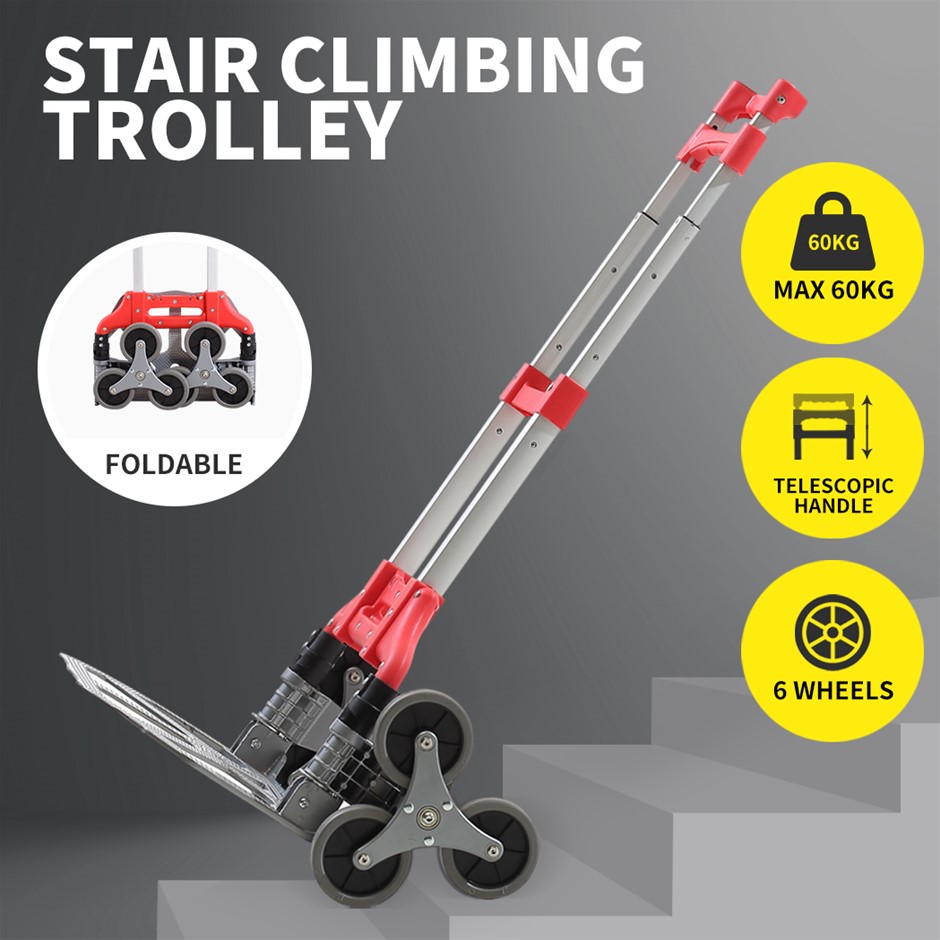 60KG Stair Climbing Trolley Climb Steps 