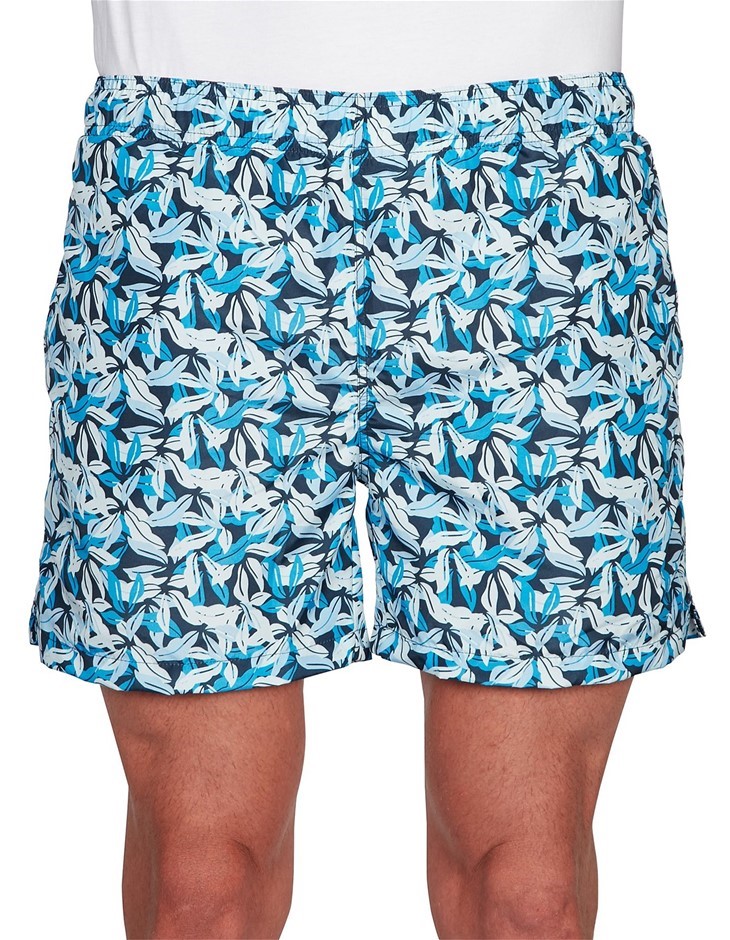 GANT Airy Leaf Swim Short. Size XL, Colour: Navy. Buyers Note - Discount F