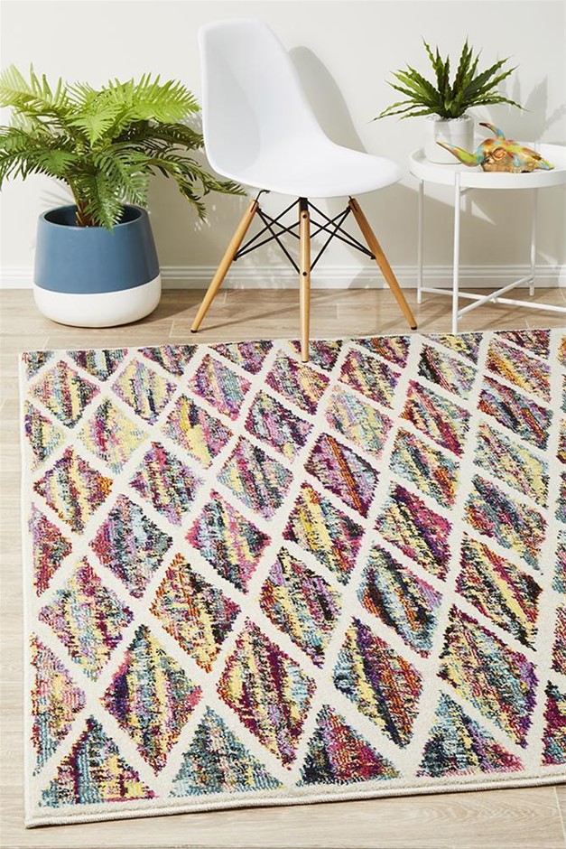 Large Multi Bohemian Rug - 290X200cm