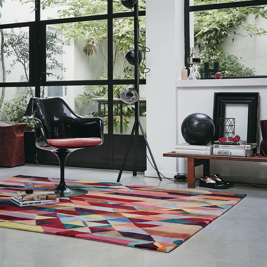 Estella Medium Facet Pure New Wool Rug -
