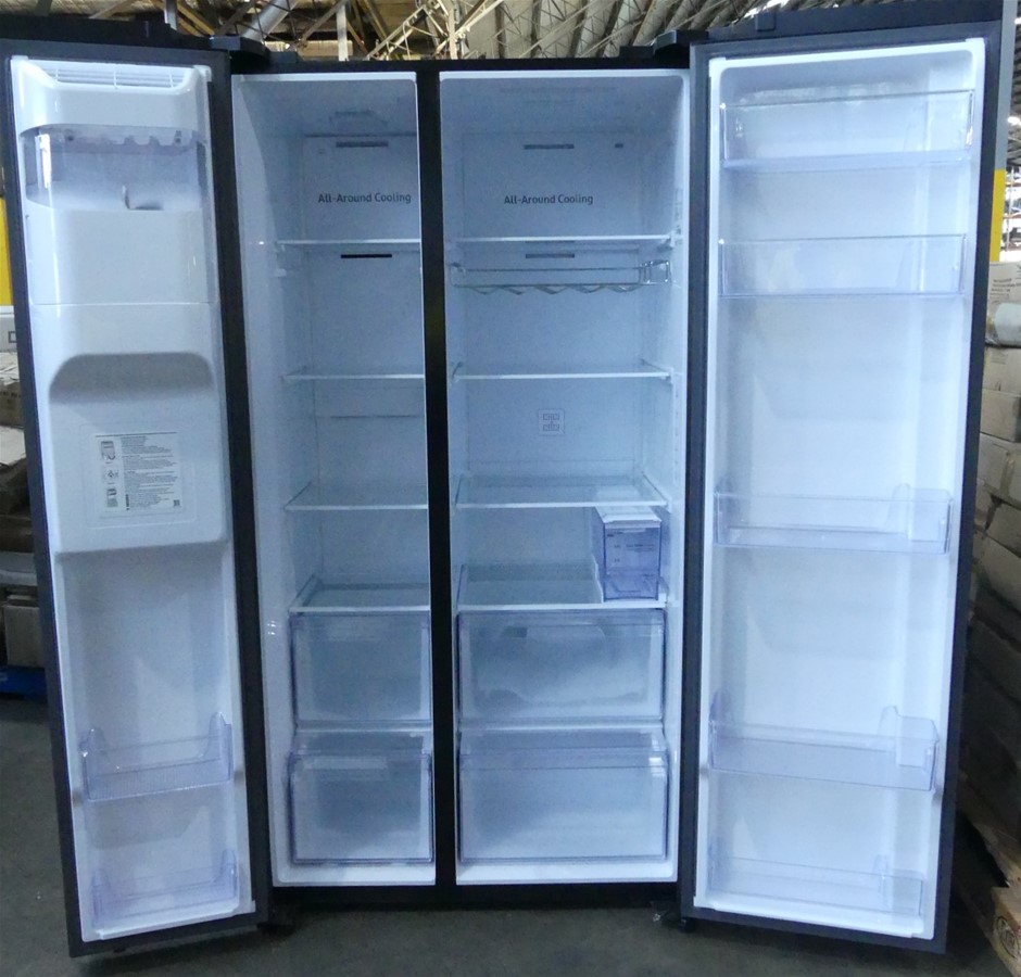 Samsung 676L Side by Side Refrigerator SRS673DMB Auction