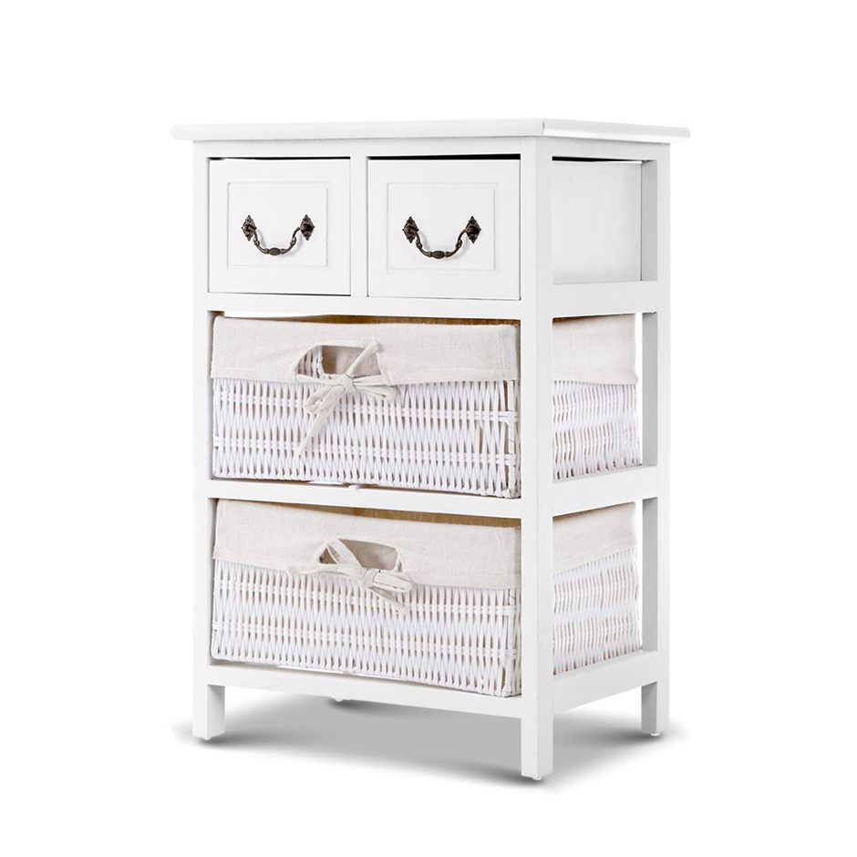 Artiss Storage Cabinet Dresser Chest of Drawers Bedside Table Lamp Side