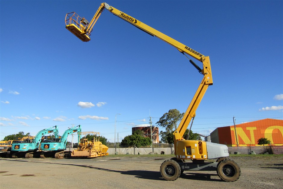 2012 Haulotte HA260PX 4WD, 4 Wheel Steer Diesel Knuckle Boom (used unit ...