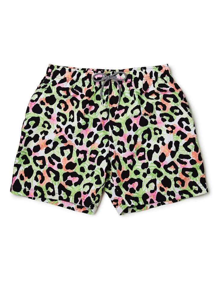 BOARDIES APPAREL Boardies Cheetah Swim Shorts. Size L, Colour: Multi. 100%
