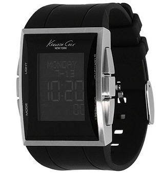 Men's Kenneth Cole Black Digital Chronog