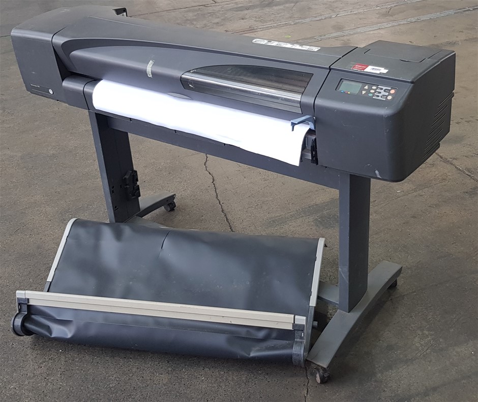 Hp DesignJet 800PS ( C7780C ) Large Format Inkjet Printer Auction (0002