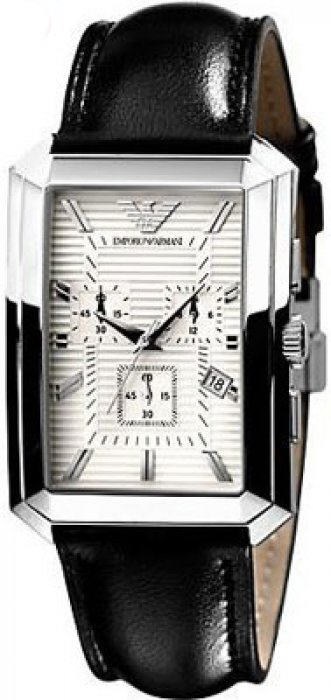 Men's Emporio Armani Chronograph Rectang