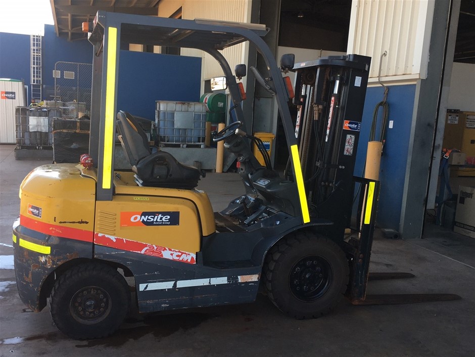 2010 TCM FD25t3 Forklift 2.5t 3.0m Diesel (Karratha) Auction