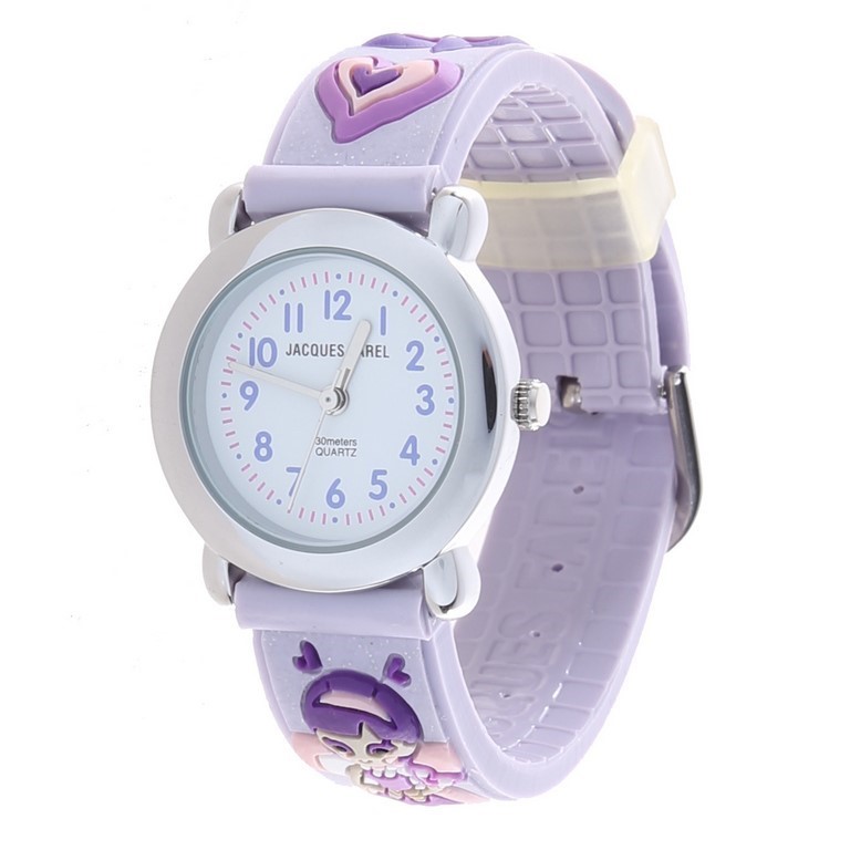 JACQUES FAREL Kids Wrist Watch, Stainless Steel Back, Water Resistant to 30