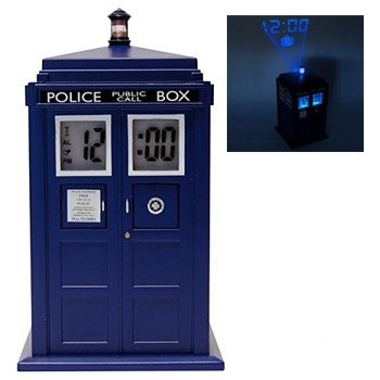 Doctor Who Tardis Projection Alarm Clock