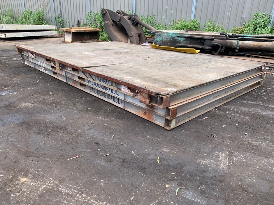 3x Steel Mezzanine Plate Forms Auction (0231-5043474) | Grays Australia