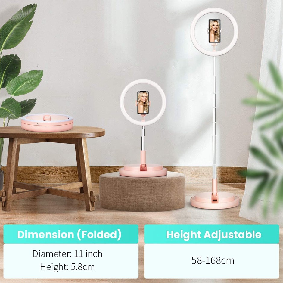 6000K Diva Folding LED Ring Light 11" Di