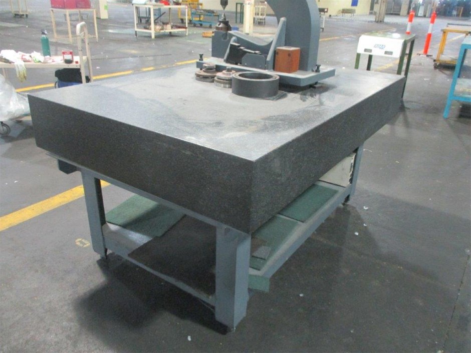 Steel Frame Granite Top Measuring Table Auction (03823018388) Grays