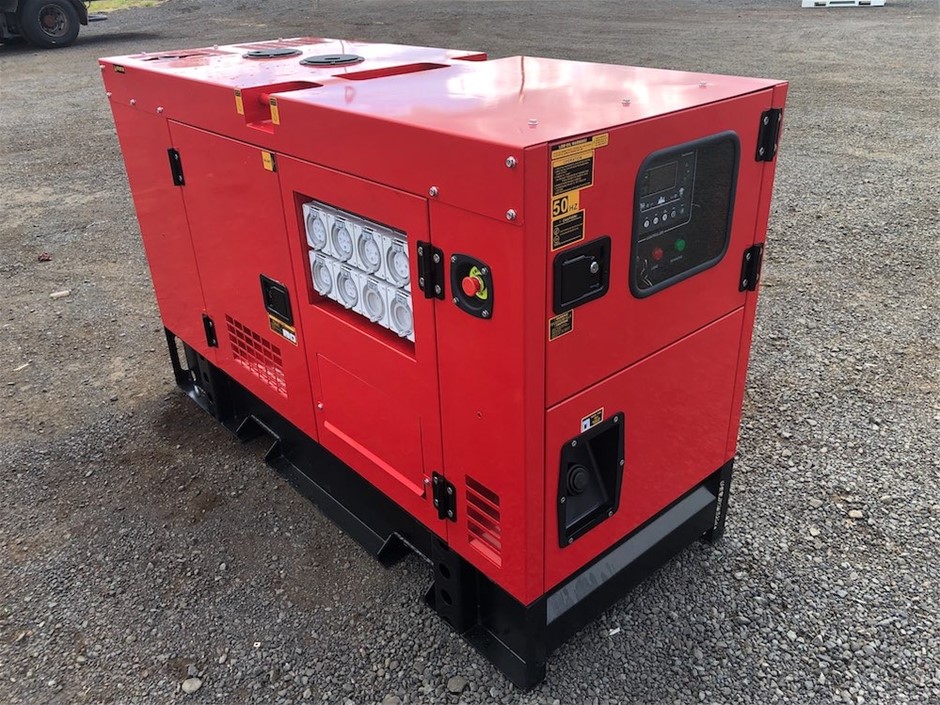 Unused Silenced Diesel Generators - Moorebank