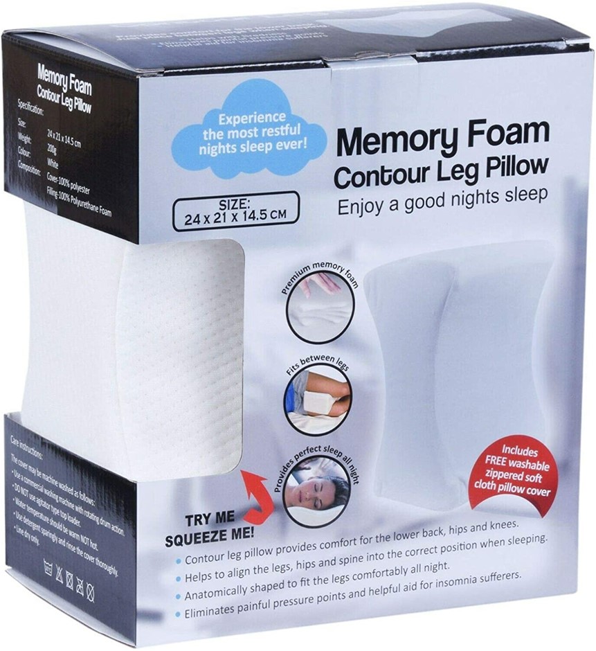 Memory Foam Contour Leg Pillow Back Bed