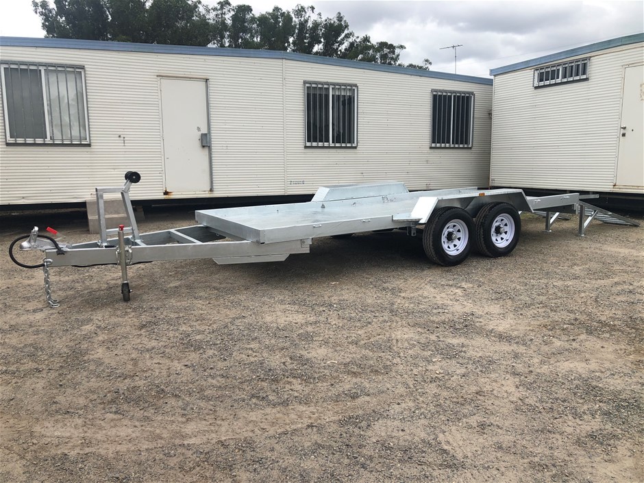 2025 Heavy Duty Plant Trailer Galvanised 4480kg - (Unused)