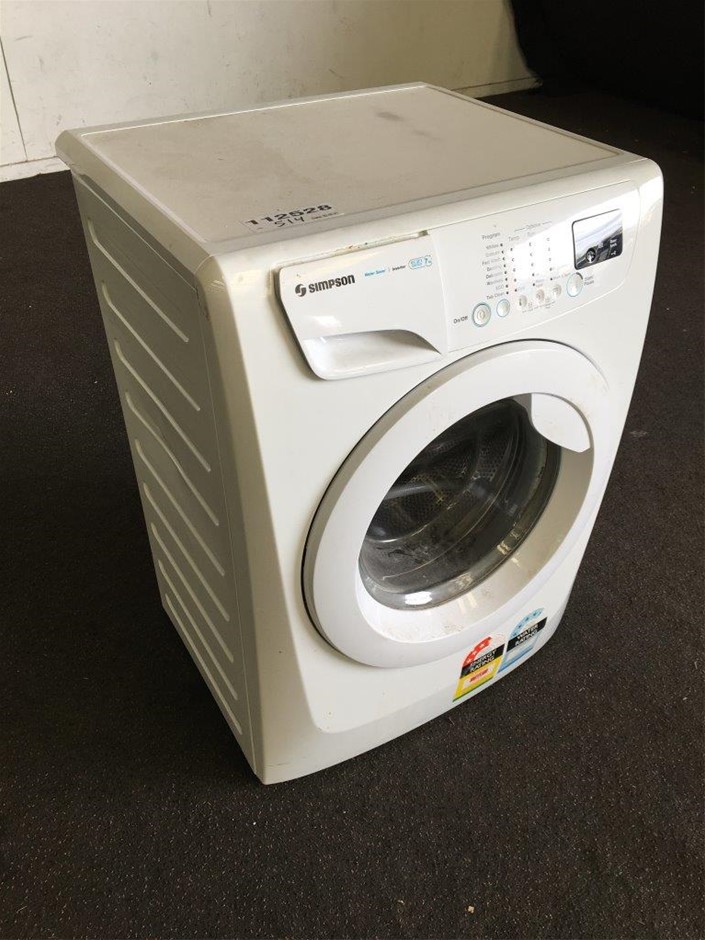Simpson SWF14743 7kg EZI Front Load Washing Machine Auction (0055