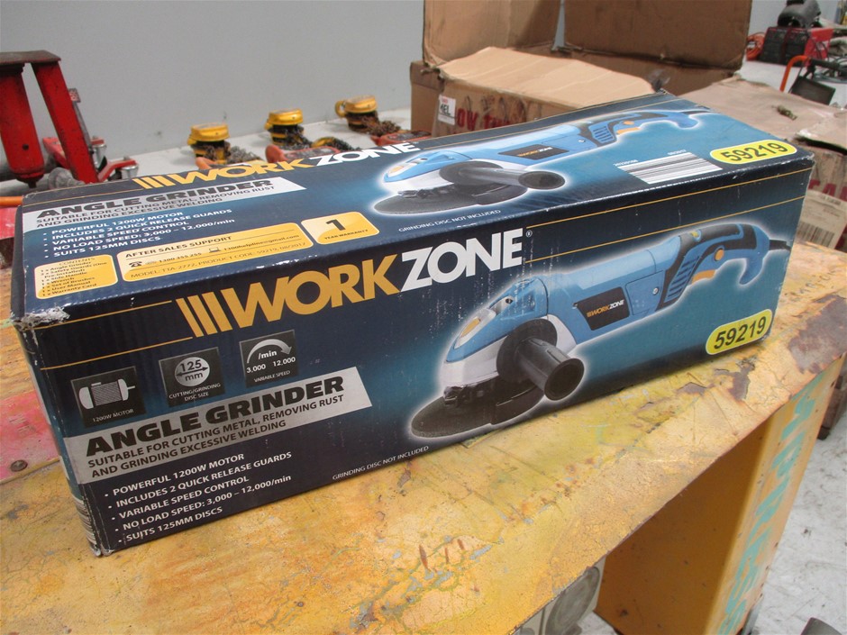 Workzone Angle Grinder Auction (00383018585) Grays Australia