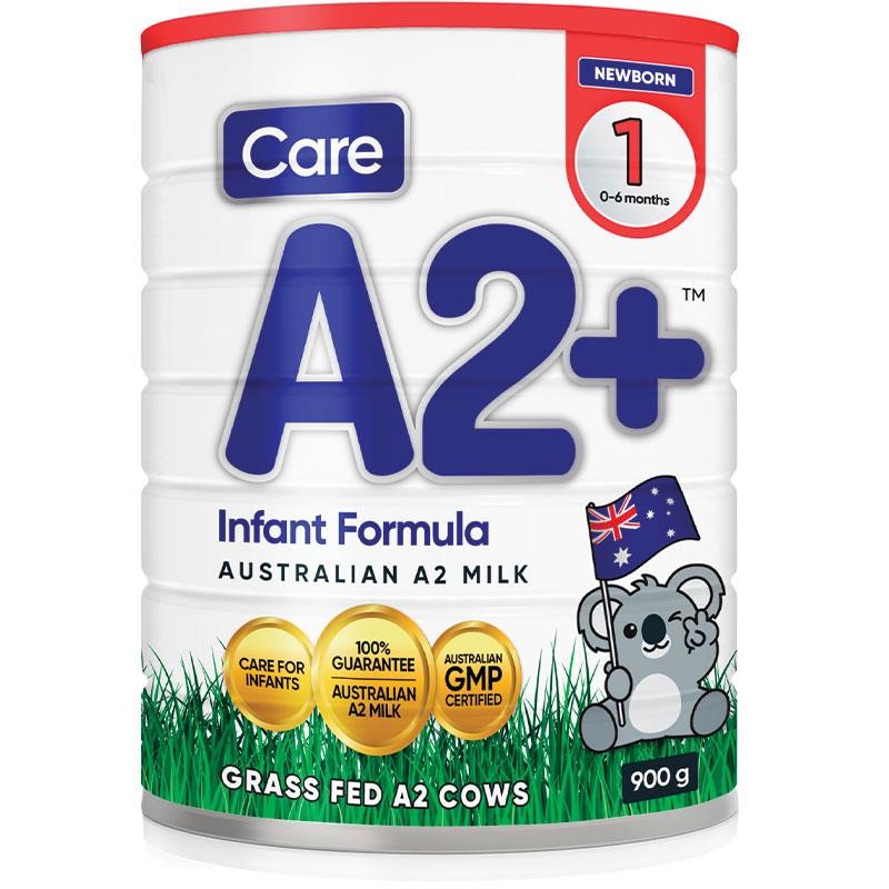 Care A2 + Stage 1 Baby Formula (1x 900g)