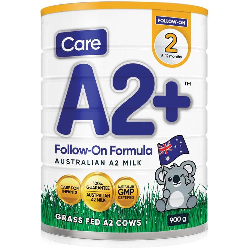 Care A2 + Stage 2 Baby Formula (1x 900g)