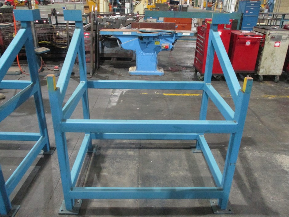 2 x Steel Fabricated Heavy Duty Stands Auction (01703018653) Grays