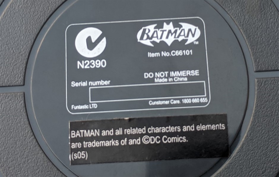 Vintage Batman CD Player DELIVERY AVAILABLE Auction 0042 5044176 